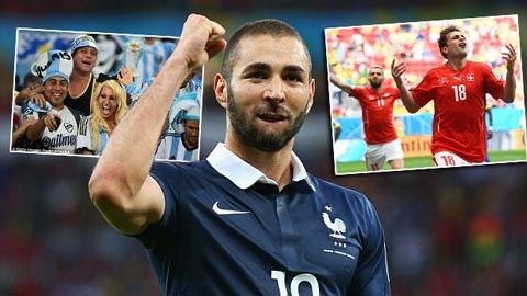 Benzema góp công trong cả 3 bàn thắng của ĐT Pháp