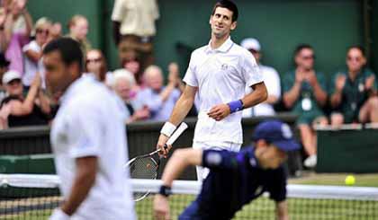 Tay vợt Novak Djokovic. Ảnh: Getty