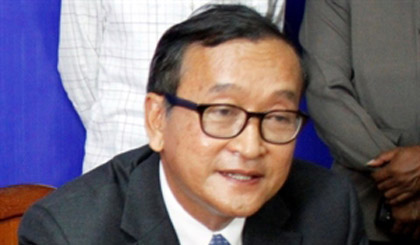 CNRP President Sam Rainsy 