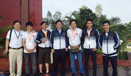 Members of the Vietnamese team (Photo: SGGP)