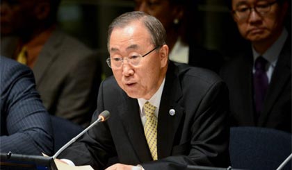 Tổng Thư ký Liên hợp quốc Ban Ki-moon.