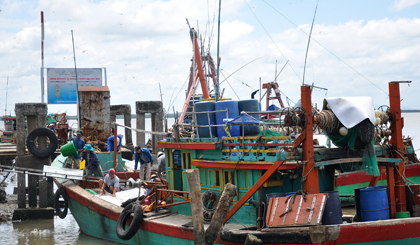 The capital is used to upgrade or build offshore fishing boats. Photo: Huu Chi