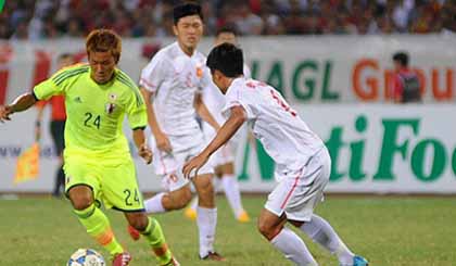 Yosuke (24) cầu thủ đặc biệt quan trọng ở tuyến giữa của U19 Nhật Bản.