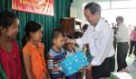 Poor, disable children receive gifts