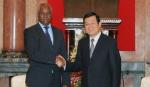 President urges promotion of Vietnam-Angola ties