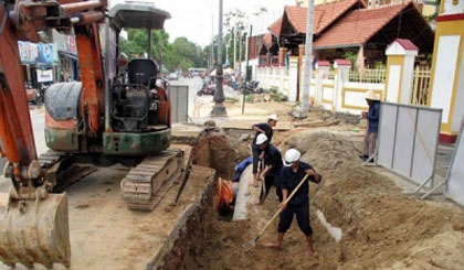 Upgrading drainage system in Hue city using ODA from Japanese government (Image credit: VNA)