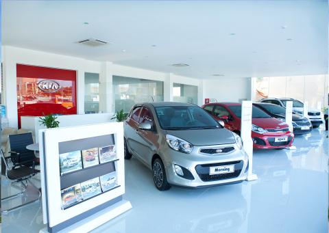  Showroom Kia Tiền Giang có kết cấu hạ tầng gồm khu trưng bày xe, xưởng dịch vụ và kho cung cấp phụ tùng