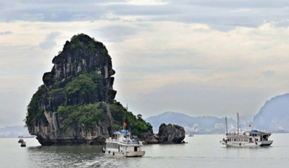 Ha Long Bay in Quang Ninh province, a UNESCO-recognised World Natural Heritage Site