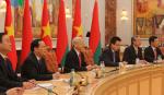 Tổng Bí thư Nguyễn Phú Trọng hội đàm với Tổng thống Belarus