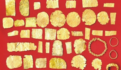 The collection of ancient golden items of Oc Eo – Go Thap culture has been recognised as the largest of its kind.