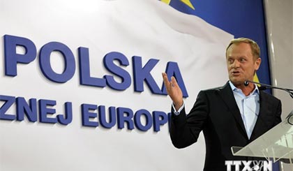 Tân Chủ tịch EC Donald Tusk. Ảnh: AFP/TTXVN