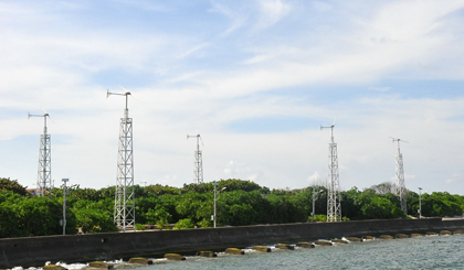 Wind power in Truong Sa Town, Truong Sa district, Khanh Hoa province. (Illustrative photo: SGGP)