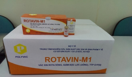 Successfully producing Rotavin-M1, an anti-diarrhea vaccine for children