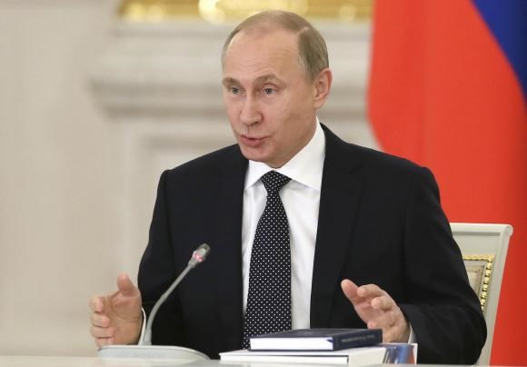 Tổng thống Nga Vladimir Putin tại Điện Kremlin ở Moscow, ngày 24-12 vừa qua. Ảnh: Reuters