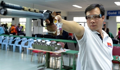 Shooter Hoang Xuan Vinh (Source: VNA)