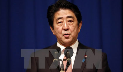 Thủ tướng Nhật Bản Shinzo Abe. Ảnh: AFP/TTXVN