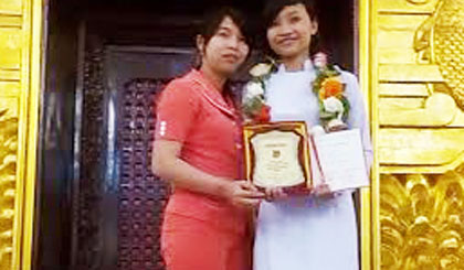 student of the Faculty of Information Technology of Tien Giang University.