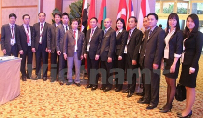 The Vietnamese delegation at the ASOSAI 13 (Photo: VNA)