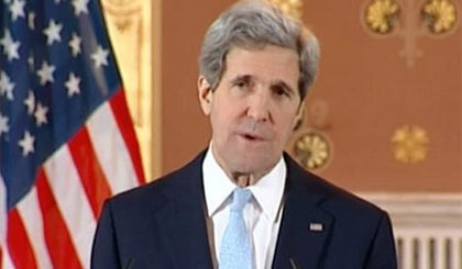 Ngoại trưởng Mỹ John Kerry. Ảnh: AP