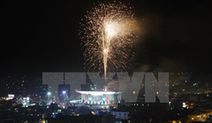 A firework display (Source: VNA)