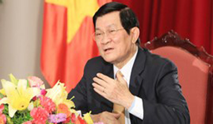 President Truong Tan Sang made the statement in an interview with Radio the Voice of Vietnam (VOV) on the occasion of the traditional lunar New Year.