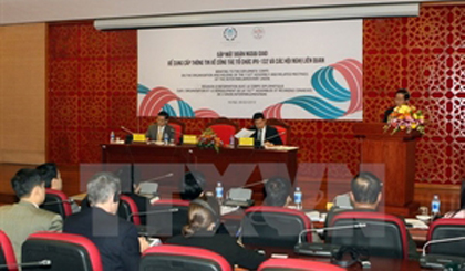 Vietnam held meetings to inform the IPU-132 organisation. (Photo: VNA)