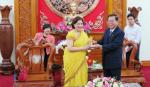 The Indian ambassador to Vietnam Preeti Saran visits Tien Giang