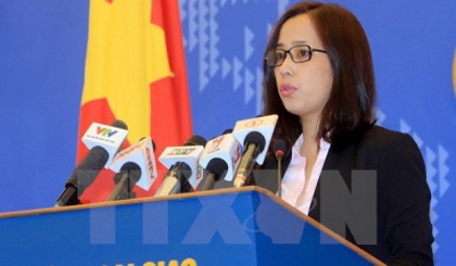 Deputy Spokesperson of the Vietnamese Foreign Ministry Pham Thu Hang
