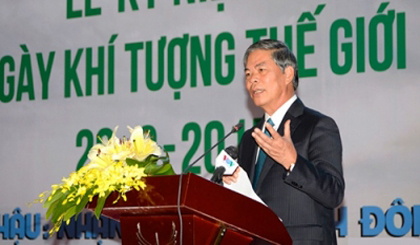 Minister Nguyen Minh Quang at the meeting