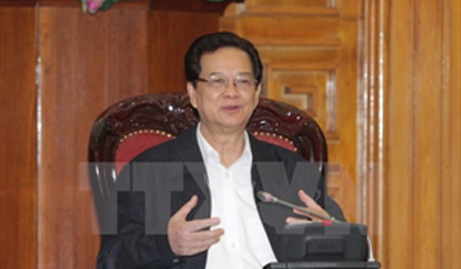 Prime Minister Nguyen Tan Dung at the meeting (Photo:VNA)