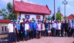 The provincial leaders and businesses visit Laos
