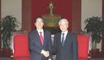 General Secretary Nguyen Phu Trong hosts Chinese public security minister
