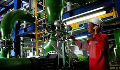 Inside a power plant. Eleven Japanese banks will provide a 680 mln USD loan for EVN to build a power plant. (Photo: VNA)