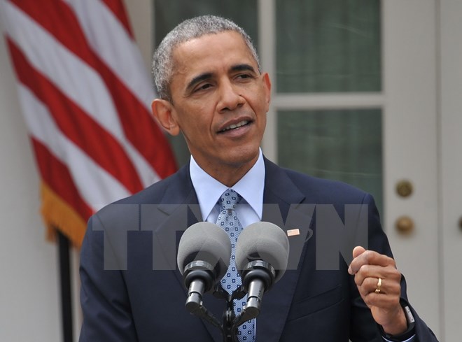 Tổng thống Mỹ Barack Obama. Ảnh: AFP/TTXVN