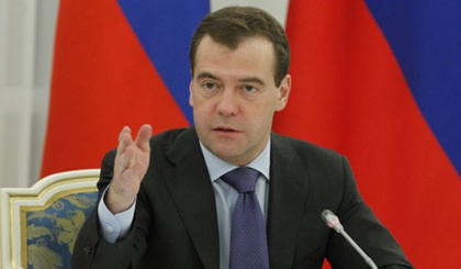 Russian Prime Minister Dmitry Medvedev. (Source: motthegioi.vn)