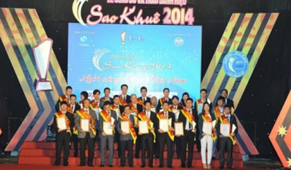 The Sao Khue Award ceremony in 2014