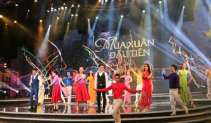 A performance at the arts programme in Hanoi (Photo: vtv.vn)