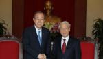 Party chief receives UN Secretary-General