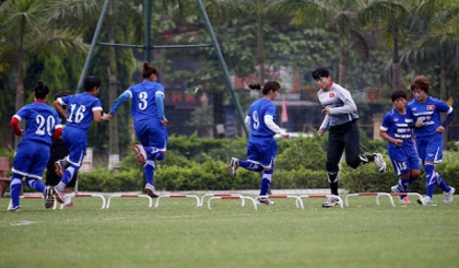 Vietnam’s women’s football team.