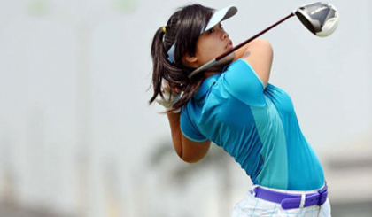 Young Vietnamese golfer Nguyen Thao My