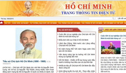 The e-portal enables aims to raise public awareness of late President Ho Chi Minh's ideology and morality (Source: VNA)