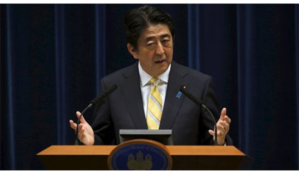 Thủ tướng Nhật Shinzo Abe. Ảnh: Reuters