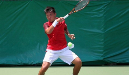 Top Vietnamese tennis player Ly Hoang Nam