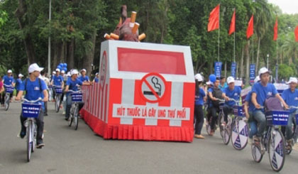 The meeting in response to the International No Tobacco Day (Credit: nhandan.com.vn)