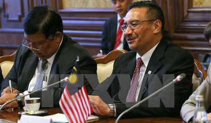 Bộ trưởng Quốc phòng Malaysia Hishammuddin Hussein. Ảnh: AFP/TTXVN