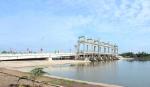 New sluice gate helps water rice fields in Ben Tre