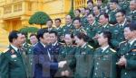 President Sang receives all-army emulation congress delegation