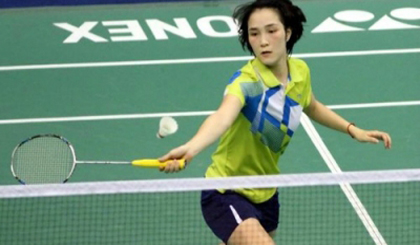 Badminton player Vu Thi Trang