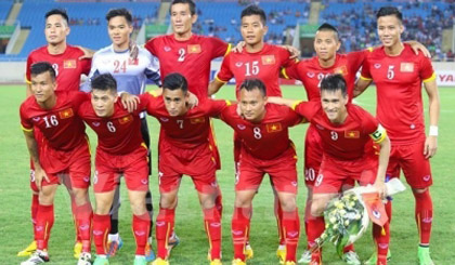 The Vietnam men’s national football team (Photo: VN+)