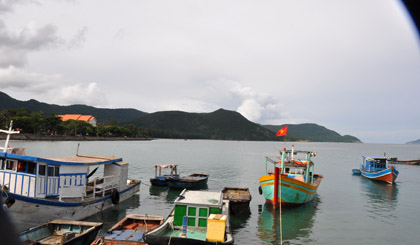 Con Dao port. Photo: Huu Chi